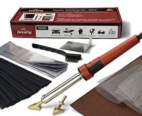 Jounjip Plastic Welding Kit For Bumper Kayak Repairs 2 Welder Tips Wire