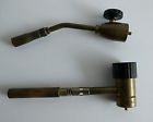 Jt-89 Bernzomatic 2 Gas Torch Heads And Turner 396m Brass Curved Straight Used Jt-89 Bernzomatic 2 Gas Torch Heads And Turner 396m Brass Curved Straight Used