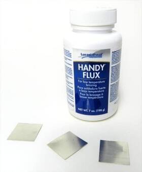 Jts 1924-407 1925-45s-m-h Silver Solder Sheets And Handy Flux For Jewelry Soldering 3 Type Soft/medium/