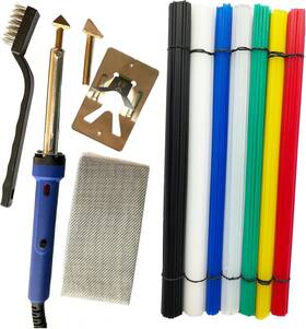 Jh2110121001 Juhang Plastic Welding Kit 80w/110v Stainless Steel Mesh 25cm Black White Red Green Jh2110121001 Juhang Plastic Welding Kit 80w/110v Stainless Steel Mesh 25cm Black White Red Green