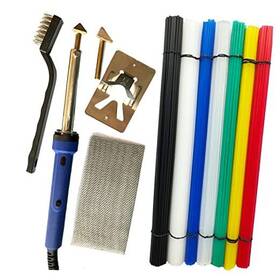 Juhang220228 Juhang Plastic Repair Welding Kit With 80w Iron 90 Rods 1 Metal Brush Juhang220228 Juhang Plastic Repair Welding Kit With 80w Iron 90 Rods 1 Metal Brush