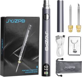Jyjzpb 445042198101 Upgraded Large Capacity Portable Rechargeable Soldering Iron With Led Display