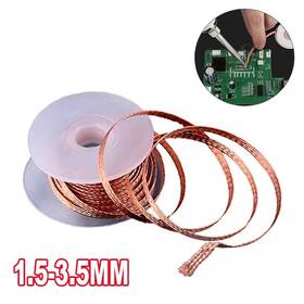 Kangeroo Express 313042961995 1.5-3.0mm Desoldering Mesh Braid Tape Copper Welding Point Solder Remover Wire S Kangeroo Express 313042961995 1.5-3.0mm Desoldering Mesh Braid Tape Copper Welding Point Solder Remover Wire S