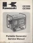Ge2200 Kawasaki Ge2900 Portable Generator Manual