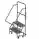 Kdsr102162 Tri Arc Tri-arc 2-step Steel Rolling Industrial And Warehouse Ladder With
