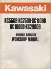 Kg550b Kawasaki 2900 Manual 1600b Generator 750b 1100b