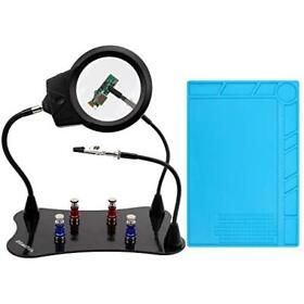 King Tool Third Hand Soldering Station Including A Three Arms Helping Hands King Tool Third Hand Soldering Station Including A Three Arms Helping Hands