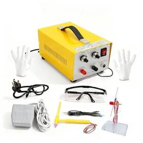 Kkyoyre-ltt-81825 Kkyoyre Jewelry Spot Welding Machine Welder Professional Pulse Arc Yellow