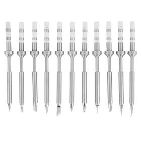 Kodrilyhn4x1kom3c-05 Kodrily 11 Pcs Ts100 Soldering Iron Tips Stainless Steel Mini Replace
