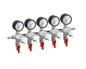 Krome Dispense 906016670799 Economy Secondary Co2 Gas Regulators 5 Outlet-inline