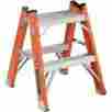 L-3433-02 Louisville Ladder 2 Fiberglass Twin-front Step Stool 300 Lbs Duty Rated New