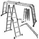 Ldal-fd01-15 Oxgord Scaffold Ladder Heavy Duty Giant Aluminum 12.5 Ft Multi Purpose Fold Step Extend 840345102836