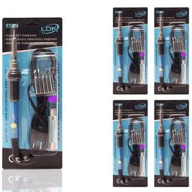Si-002ncb Ldk 5 Pack Soldering Iron Kits 60w 110v Adjustable Temperature Electric