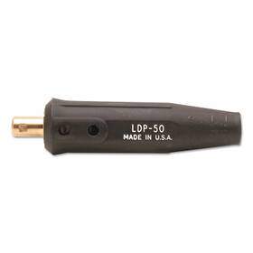 Lenco 05303 International Dinse Machine Plug Single Oval Point Screw Connection Male
