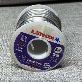 Lenox Ws1500 Solder 96/4 13oz Roll Lead Free Lenox-ws1500 - Used