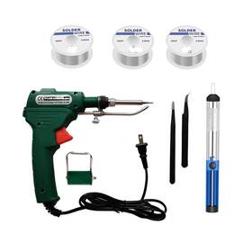 Lequpzos 760839258644 Soldering Gun Kit 60w Iron With Automatic Hand-held Welding Tool Wi