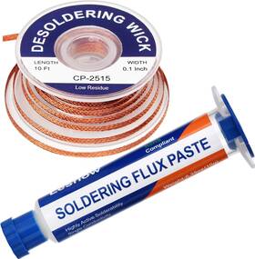 Lesnow-ft-01 Lesnow-ft 313094013017 Solder Flux Paste And Wick Braid No Clean Soldering 10cc