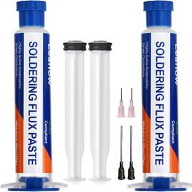Lesnow-ft 445029314340 Solder Flux Paste 2 Sets No Clean Soldering For Electronics Desoldering S