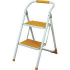 Lfs-007ye Azumaya Japan Step Stool Folding Ladder 2 Steps Colorful Yellow Compact