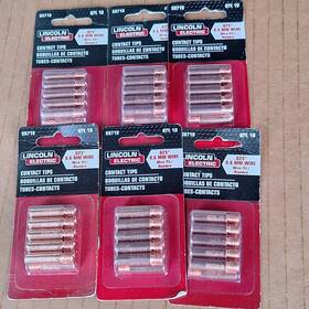 Kh710 Lincoln Electric 725636400306 Contact Tips 0.25 Inch Lot Of 6-10 Count Packs- Ships Free Kh710 Lincoln Electric 725636400306 Contact Tips 0.25 Inch Lot Of 6-10 Count Packs- Ships Free