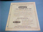 315.27802 Lists Instructions Part Operating Electric 7 1967 Hand .