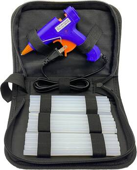 Sy01 Liumai Hot Glue Gun Kit Mini Melt For Crafts With 30 Blue Case