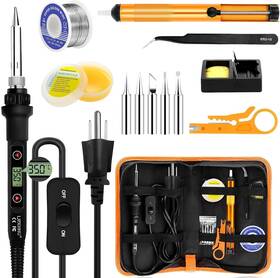Ljpxhhu 6a20800ffffcbdc4ed8e359c Soldering Iron Kit 80w Lcd Adjustable Temperature 180-520 Solder
