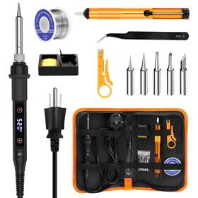 Ljpxhhu 6a20802ffffcbdc4ed8e35a8 Soldering Iron Kit 80w Led Gun Adjustable Temp 356-968 15s Fast