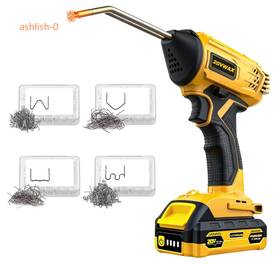 Hq-01 Loascoty Cordless Plastic Welder For Dewalt 20v 400pcs Stapler 2.0ah Battery