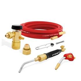 Lpm5s8mcb Loophill Air Acetylene Torch Kit With Quick-disconnect Handles And Replaceable