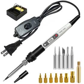 Lunamor 743450308776 Soldering Iron Heat Set Insert Tool 80w 110v Lcd Digital Welding I