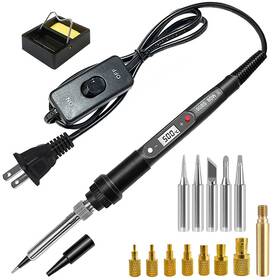 Lunamor 743450308783 Soldering Iron Heat Set Insert Tool 80w 110v Lcd Digital Welding I
