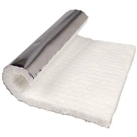 2100f Lynn Manufacturing 810527030790 Flame Guard Ceramic Fiber Alternative Blanket With Heavy Foil 12 Inch X