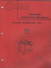 940-0501 Major Nh Series Manual Electric Service Onan Generating 533 Sets