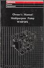 Wmp20x Manual 1996 Honda Printed Pump Multipurpose 096 Owners