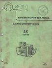 925-0120 Manual 529 Ak Electric Generating Onan Series Operator Sets 1976