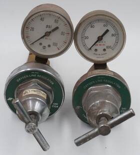 806-9551 Mapp Lot Of 2 Oxygen Line Regulator 540 Cga Model