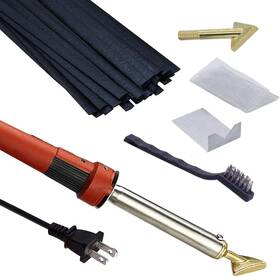 Massca 313112628674 Kit Soldadura Pl Stico 80w Con Varillas Malla Soporte Y Cepillo
