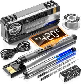Meakest 313022654657 Cordless Usb Digital Rechargeable Portable Soldering Iron Carrying Temperature Meakest 313022654657 Cordless Usb Digital Rechargeable Portable Soldering Iron Carrying Temperature