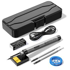 Meakest 705982004380 Cordless Usb Rechargeable Portable Soldering Iron 3-speed Temperature Adjustabl