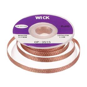 Mea240515ee001551 Meccanixity Solder Wick Braid No-clean Desoldering 0.14 Inch Width 5 Feet Leng