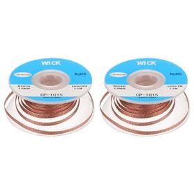 Mea241230ee000261 Meccanixity Solder Wick Braid No-clean Desoldering 0.04 Inch Width 5 Feet Leng