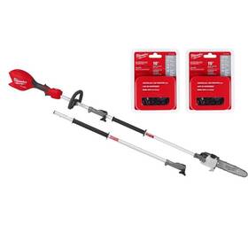 Milwaukee 882346312043 M18 Fuel 18v 10 Inch Brushless Cordless Battery Powered Pole Saw With Quik-lok Attachmen