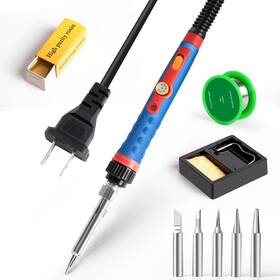 Mingq 445012921999 Soldering Iron Kit 60w 110v Welding With Ceramic Heater 10 In 1 Mingq 445012921999 Soldering Iron Kit 60w 110v Welding With Ceramic Heater 10 In 1
