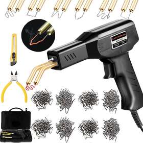 Miotorio 695639460259 Hot Stapler Gun Plastic Repair Car Bumper Welding Welder Machine Staples Kit