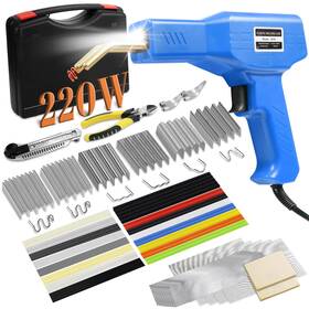 Miotorio 781359887510 220w Plastic Welder Welding Kit Car Bumper Repair 1000pcs Hot Staples
