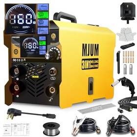 Mg160 Mjum Mig Welder Portable Welding Machine 160a 110v/220v Dual Voltage 3-in-1