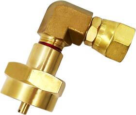 Smt-sp030a Mns Mensi 1lb One Pound Propane Mapp Gas Torch Burner Elbow Converter Adapter 3/8 Inch S