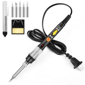Mh2148 Motygarlo 60w Adjustable Temperature Soldering Iron Kit 8-in-1 Solder Electronics