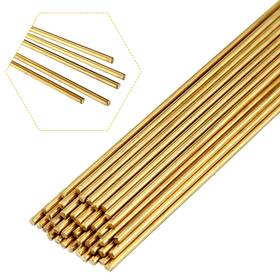 Rods-08 Moxweyeni 40 Pcs Brass Welding Rods 1.5 Mm 2 Brazing For Diy Craft Dr